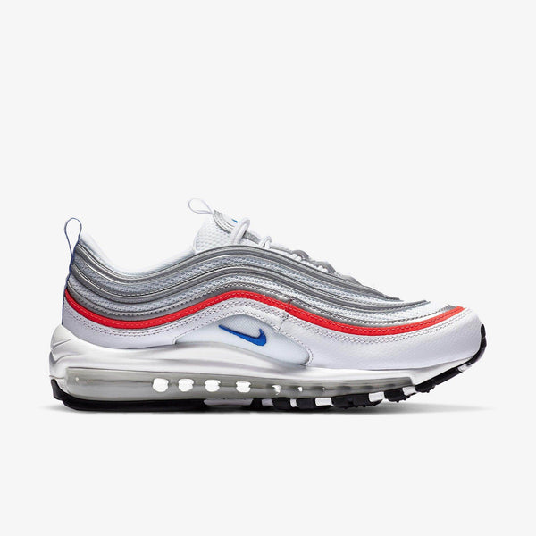 Nike Air Max 97 Metallic Silver Flash Crimson Racer Blue - Brandscorner21